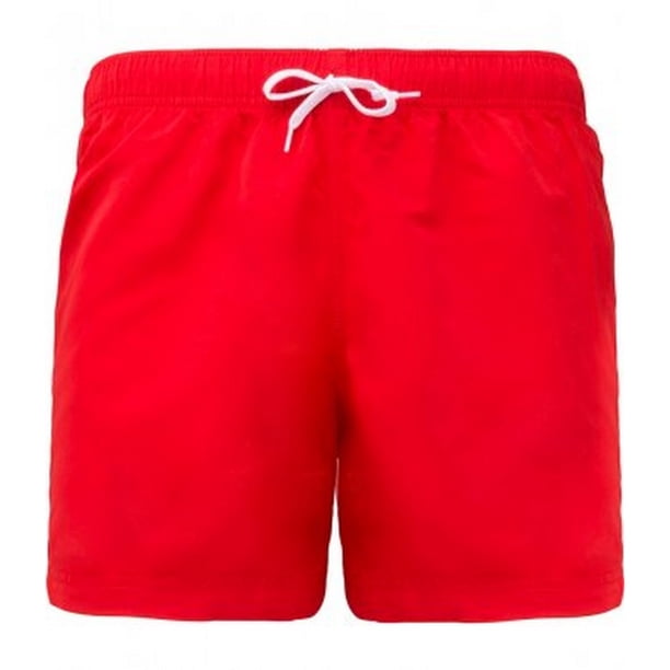 Proact - Bañador bermudas para adultos unisex (Rojo Deportivo)