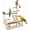 G-600, variant on Bird Playground Parrot Playstand, Stand Fun Straw Bell Toys, Ladder Hanging Swing Chew Exercise Toys, for Conure Macaw Cockatiel Finch Small Animals