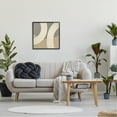 thumbnail image 3 of Stupell Industries Modern Abstract Circles Abstract Painting Black Framed Art Print Wall Art, 24 x 24, 3 of 9