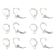 thumbnail image 1 of Paquete de 6 Pendientes de Plata de Ley 925, Ganchos para Pendientes Franceses con Lazo Abierto, Ganchos para Orejas con Palanca de Plata de 15,6 x 9,5 mm para Bricolaje, Fabricación de Joyas DIY, 1 of 1