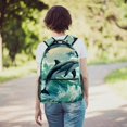 thumbnail image 6 of Lightweight Backpack Dolphin School Bag Travel Laptop Daypack for Men Women Casual Rucksack, 6 of 6