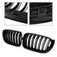 thumbnail image 6 of Gloss Black Front Bumper Kidney Grille Grill Fit for BMW X3 X4 F25 F26 2014-2017, 6 of 7