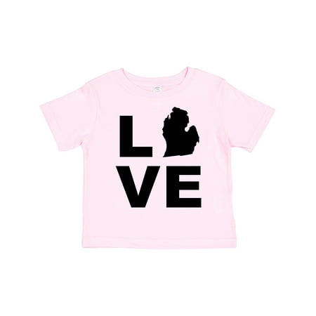 

Inktastic Love Michigan Gift Toddler Boy or Toddler Girl T-Shirt