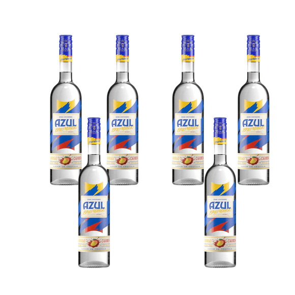 PACK DE 6 TEQUILA AZUL BABY MANGO 700ML