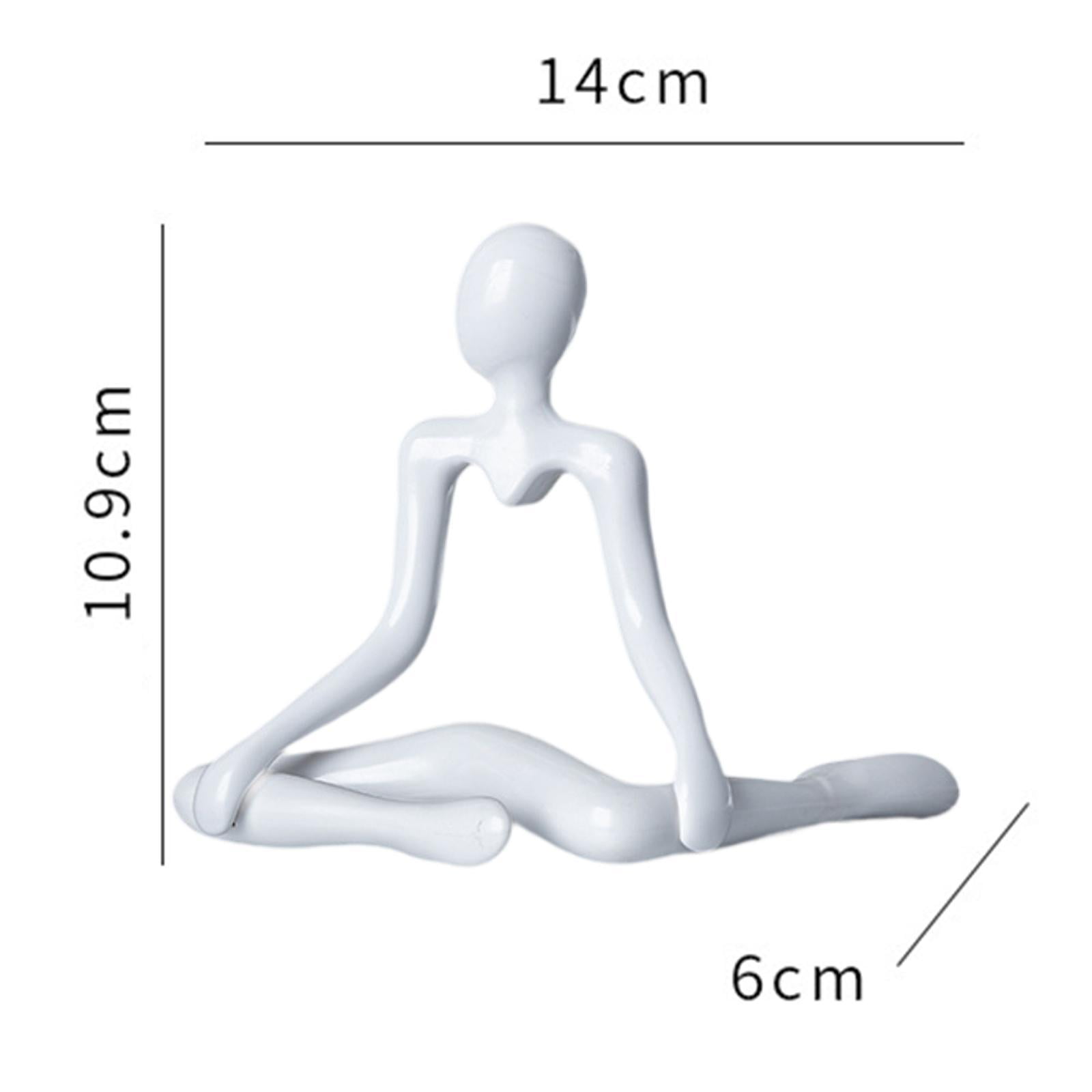 Desktop Figurine Thinker Abstract Sculpture Floor Lamp Shade Lightweight Material for Home Office Living Room Decoration
