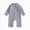 Grey, variant on 0-3 Months Newborn Baby Bodysuits Checkered Print Long Sleeved Bodysuits One-Piece Footed Romper Newborn Gift