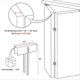 thumbnail image 4 of 1Pcs Metal Bifold Door Lock - Double Door Child Safety Locks, 4 of 5