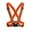 Bright Orange, variant on SENRISE Hi Vis Security Reflective Elastic Straps Reflective Vest Adjustable Belt High Visibility Universal