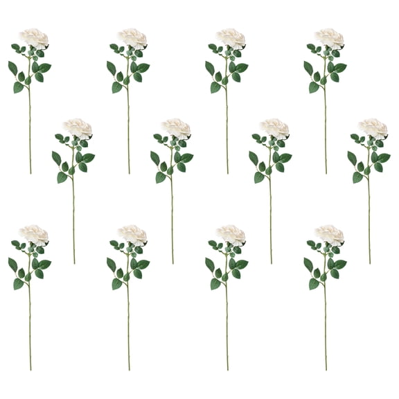 12 Pack: White Sophia Rose Stem by Ashland
