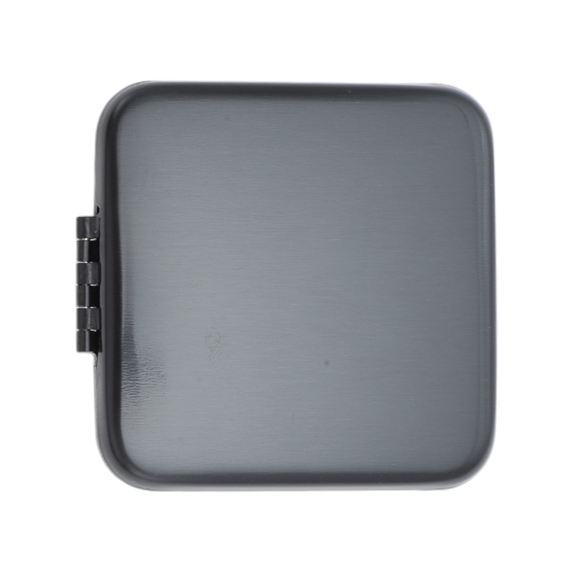 Unique Bargains 1 Pc Women Square Folding Makeup Mirror for Travel Vacation Black