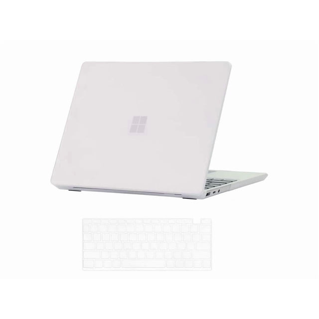 Étui pour Microsoft Surface Ordinateur Portable Go 1 / Go 2 12.4 Pouces 2022 2020 2019 Étui Protecteur Mat Coque Rigide avec Protection Clavier Transparente