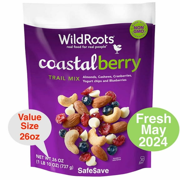 WildRoots Coastal Berry Trail Mix 26 oz