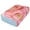 Coral Peonies, variant on Premium Soft Fitted Sheet for Blow Up Bed Mattress Sheets with Zipper for Camping Office Bedroom, Gild Beast Print