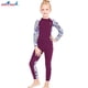 thumbnail image 4 of Sonducket Trajes de neopreno para niños traje de buceo a prueba de frío secado rápido engrosamiento 2,5 MM traje de baño de cuerpo completo para Deportes acuáticos Púrpura S Sonducket OD003675-01, 4 of 6