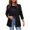Black, variant on XFLWAM Womens Casual Single Breasted Blazer Jacket Pockets Long Sleeve Open Front Work Office Blazer Lapel Button Jacket Green L