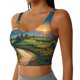 thumbnail image 2 of Balery Sunflowers At Sunset Sujetadores deportivos con espalda cruzada para mujer, acolchados, sin costuras, de alto impacto, ideales para yoga, gimnasio, entrenamiento y fitness.-XX-Large, 2 of 8