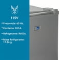 thumbnail image 3 of FRIGOBAR CUORY SHTF46LP 1.6 PIES DE 46L 127V PLATA, 3 of 7