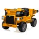 thumbnail image 1 of Historyli Camión volquete de 12 V 4WD con cama volquete eléctrica,camión de construcción eléctrico de,coche de juguete de 4 ruedas con control remoto,pala y reproductor de música,Amarillo, 1 of 9