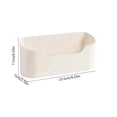 thumbnail image 3 of Traba de zapatos y paraguas para baño montado en pared con bandeja antigoteo, montaje adhesivo, plástico blanco, organizador ahorrador de espacio para entrada, baño, dormitorio, 3 of 6