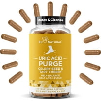 Purge! Uric Acid Flush – Eat & Drink What You Want – Detox and Cleanse with Celery Seed Extract, Tart Cherry & Chanca Piedra for Effective Joint Support & Active Mobility – 60 Soft Vegan Capsules