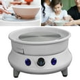 thumbnail image 3 of Mini Pottery Wheel, 15cm 2000 RPM Removable Compact Basin Electric Ceramic Work Forming Machine Durable ABS Alloy DIY Clay Tool Ceramic Machine For School Teaching, Pottery Bar And, 3 of 8
