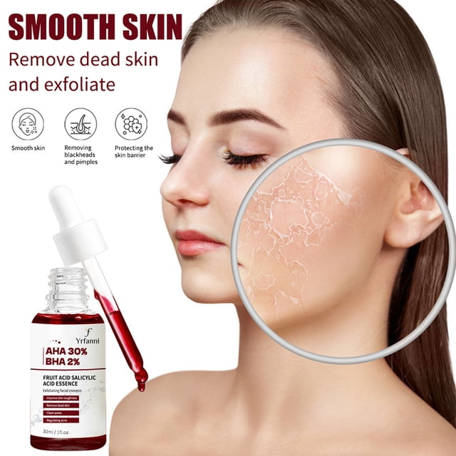Salud y Belleza, Cuidado Personal, Suero, Esencia, Suero Facial Exfoliante de 30 ml, Solución Peeling, Mejora los Poros Obstruidos, esencia