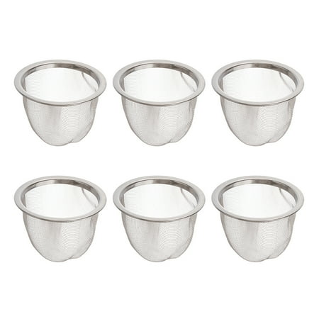 

6pcs Stainless Steel Tea Strainer Tea Infuser Stainless Steel Tea Pot Accessories