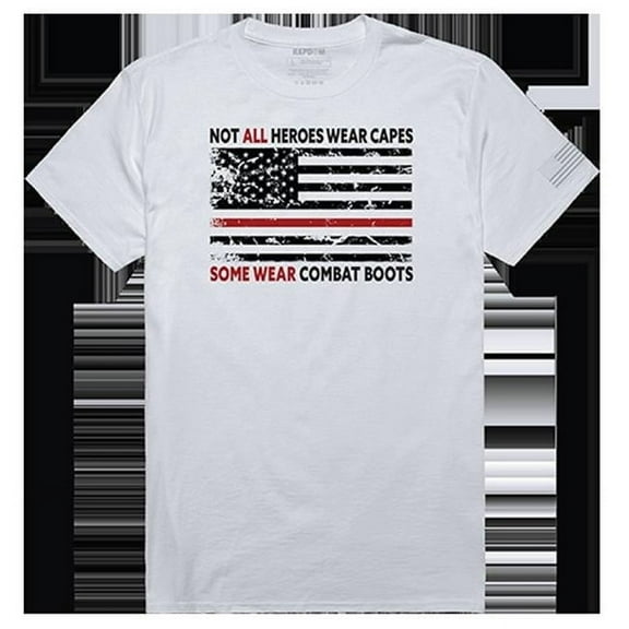 Not All with TRL Tactical Graphic T-shirt, White - Medium