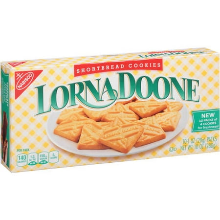 (2 Pack) Nabisco Lorna Doone Shortbread Cookies, 1 oz, 10