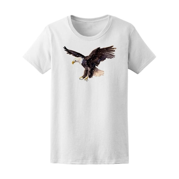 USA Bald Eagle T-Shirt Women -Image by Shutterstock, Female Small