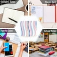 thumbnail image 6 of FORMRS 1-Subject Spiral Notebook 8" x 5" College Ruled 60 Refillable Sheet A5 Hard Cover, Abstract Pink, 6 of 7
