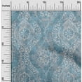 thumbnail image 2 of oneOone Velvet Light Blue Fabric Asian Craft Projects Decor Fabric Printed By The Yard 58 Inch Wide, 2 of 4