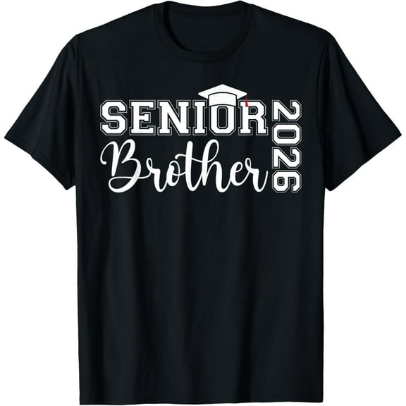 Playful Comfort Tee - Senior Brother 2026 Class of 2026 Graduate Graduation Year T-Shirt