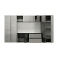 thumbnail image 3 of Maykoosh Artistic Accomplishment Series 128 In. W X 72 In. H X 20 In. D Metallic Grey Cabinet Set A (7-Piece), 3 of 9