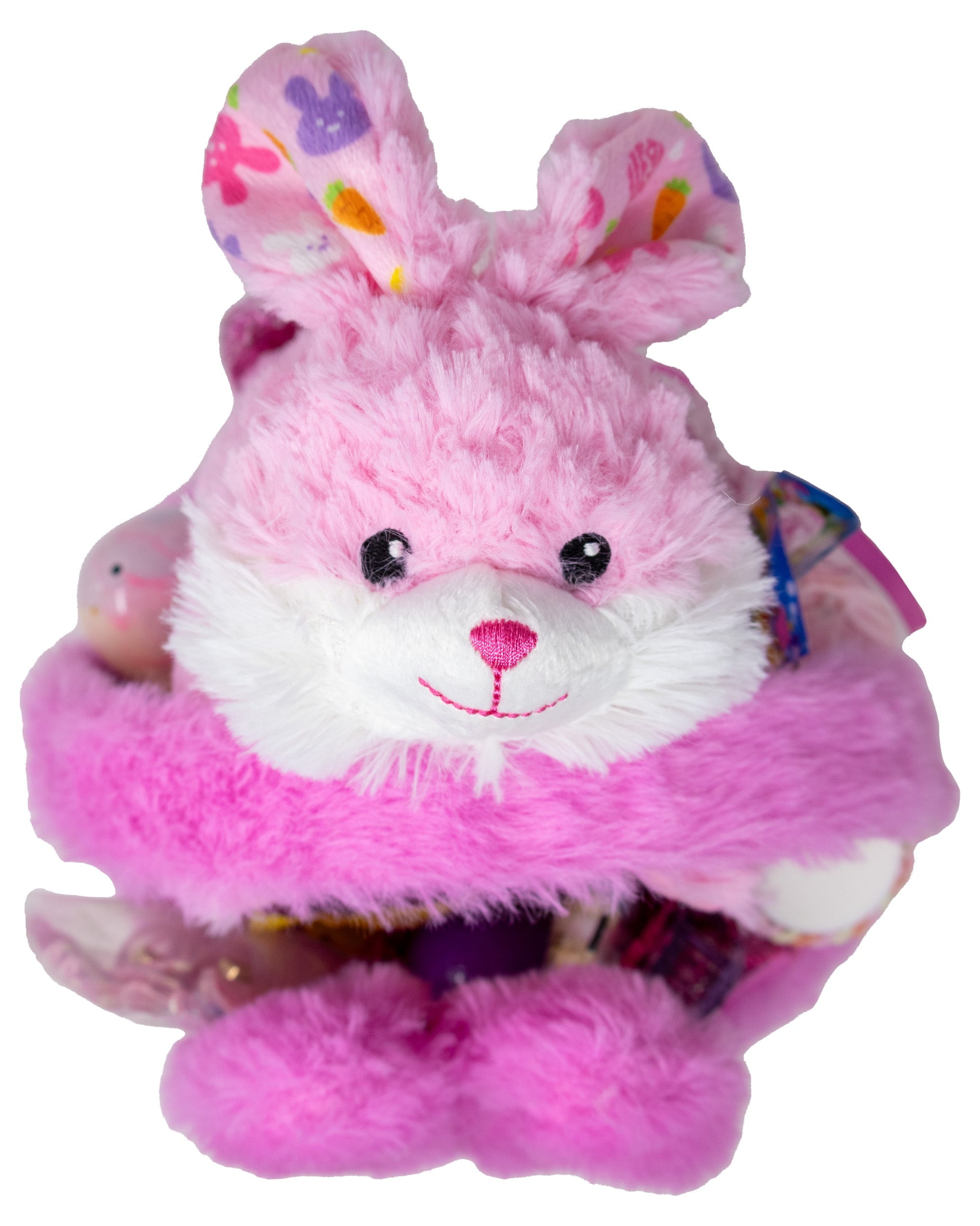 Easter Peeps Pink Bunny Basket for Kids