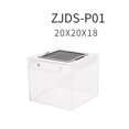 thumbnail image 1 of BeesClover Reptile Feeding Box Transparent Acrylic Reptile Terrarium Enclosure for Small Reptiles Invertebrates Lizard Turtle Mantis 360° Panoramic View Reptile Cage, 1 of 7
