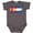 Charcoal Grey, variant on Inktastic Colorado Flag Distressed Look Boys or Girls Baby Bodysuit
