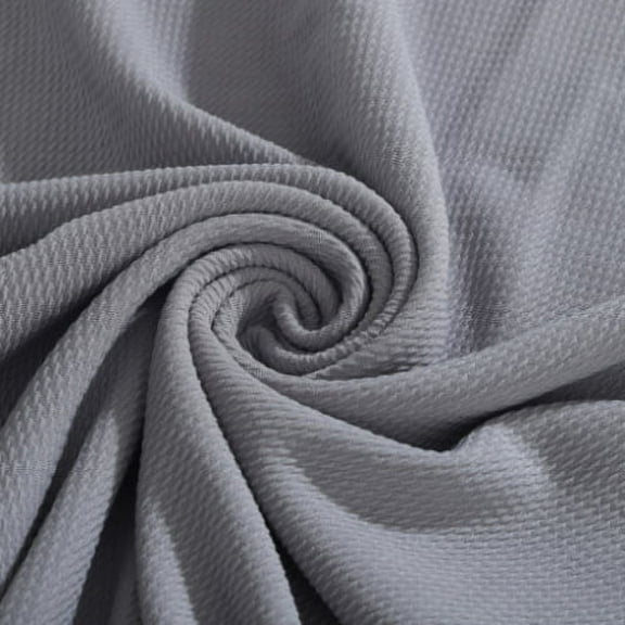 Gray Liverpool Bullet Textured Fabric by the yard 4 Way Stretch Solid