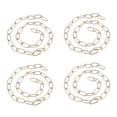 thumbnail image 1 of 4X 1M Chaîne Robuste pour Lustre Vintage Lampe Suspendue, Or Français, 1 of 5