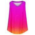 thumbnail image 4 of STETMN Womens Summer Tank Tops Basic Gradient V Neck Tanks Trendy Causal Cute Loose Fit T Shirts, 4 of 7
