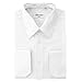 thumbnail image 3 of Berlioni Men's White Solid Dress Shirt, 3 of 3