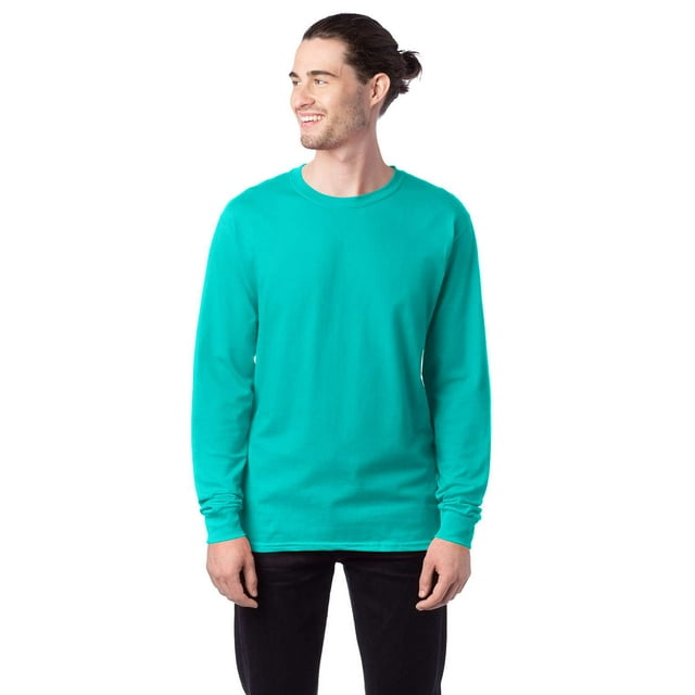 Hanes 5286 T-Shirt à Manches Longues Essential-T pour Adulte