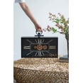 thumbnail image 3 of A&B Home Table Clock-Decorative Large Gear Clock with Roman Numerals,17" x 3" x 13", 3 of 5