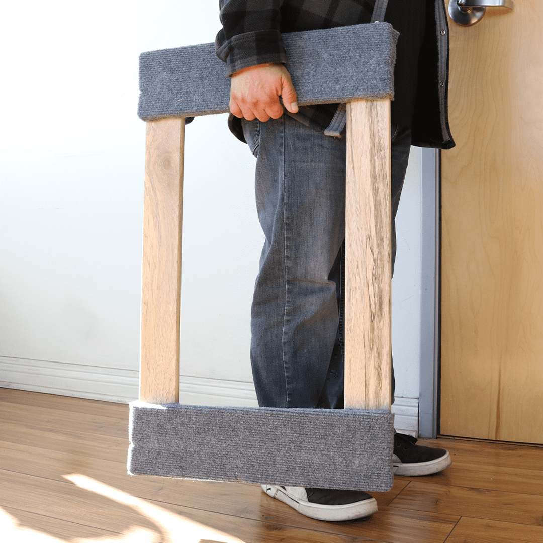 Furniture Dollies with Carpet Pad 18" x 30" - 2 Pack - 1,000lbs Each Dolly