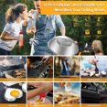 thumbnail image 2 of 32Pcs Griddle Accessories Kit, Flat Top Grill Accessories for Blackstone and Camp Chef, Metal Spatula Set with Melting Dome, Scraper, Tongs, Carry Bag for Outdoor Grilling, 2 of 10