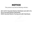 thumbnail image 2 of Transit Auto Front Disc Brake Caliper Coated Rotors and Ceramic Pads Kit for Car Hyundai Elantra KCG-100657C, 2 of 11