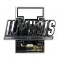 thumbnail image 1 of Illinois NCAA Auto Emblem, 1 of 2