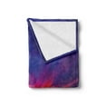 thumbnail image 2 of Ocean Soft Flannel Fleece Throw Blanket, Dreamlike Sunset in the Ocean Aurora Borealis Beyond Pacific Sea Atmosphere Photo, Cozy Plush for Indoor and Outdoor Use, 60" x 80", Purple Blue, by Ambesonne, 2 of 5