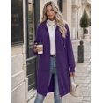 thumbnail image 3 of Zeagoo Women's Zip Up Hoodies Long Tunic Sweatshirts with Pockets Fleece Casual Long Sleeve Fall Jacket Coat, 3 of 6
