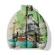 thumbnail image 2 of Chaquetas de moda para hombre, abrigos de invierno para hombre con estampado de esculturas personalizadas, ropa informal y versátil para hombre, parkas y abrigos, 2 of 5